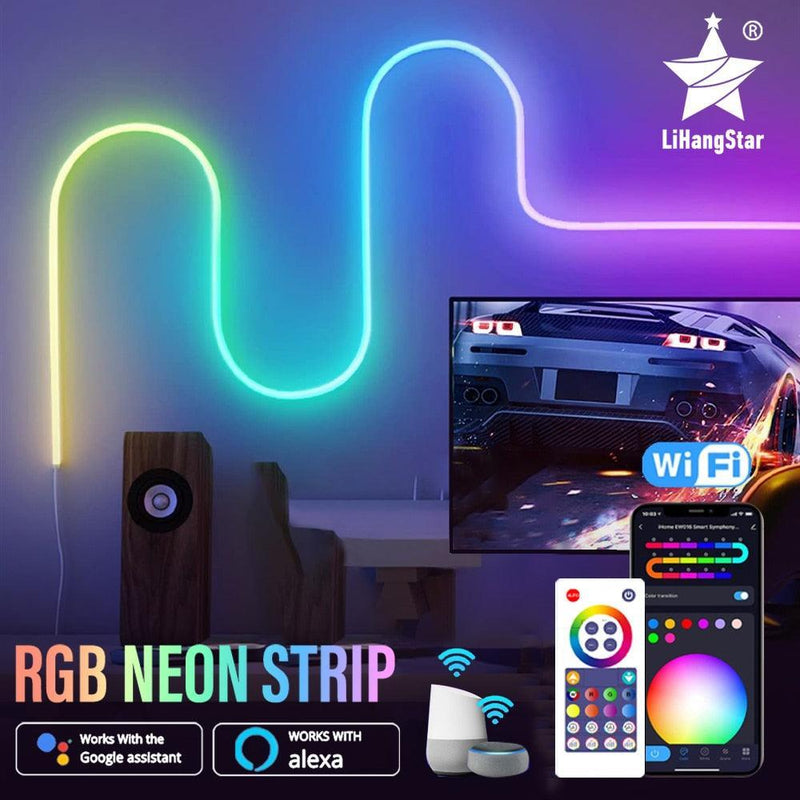 Led Strip Light – Smart Explore  Configuração de sala de jogos, Quarto  neon, Design de sala de jogo